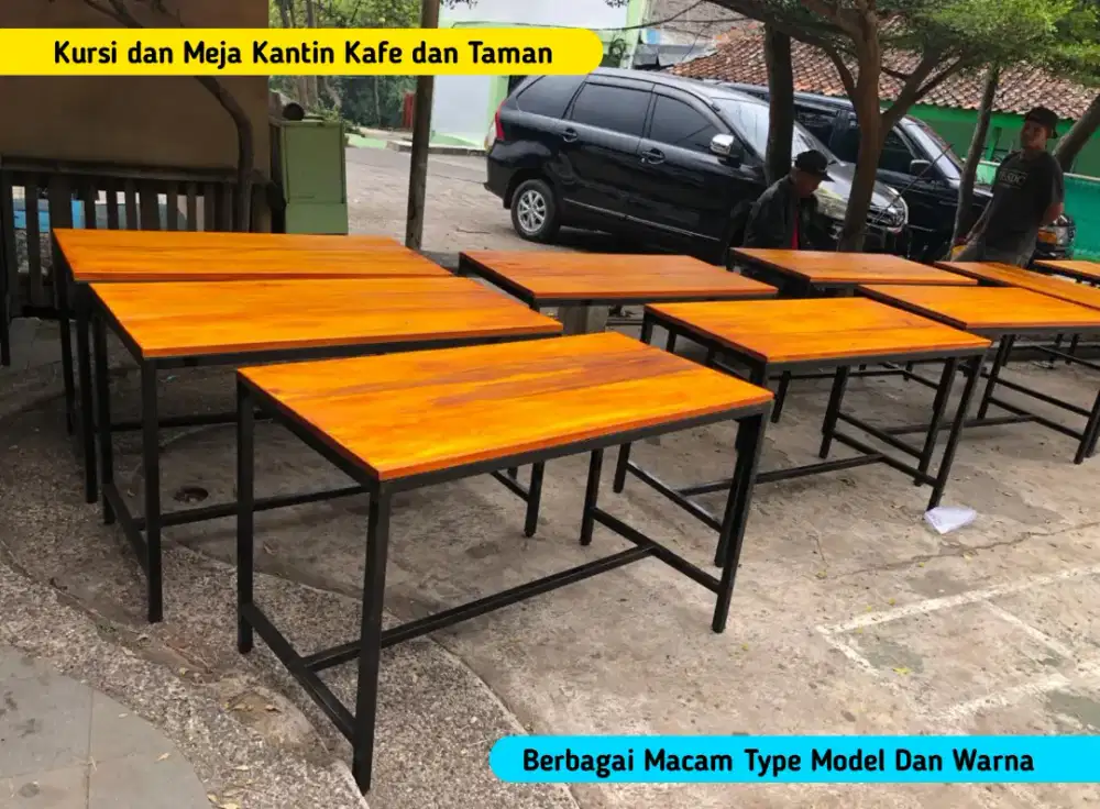 Pesan Kursi Meja Set Untuk Kafe Restoran Taman Sekolahan