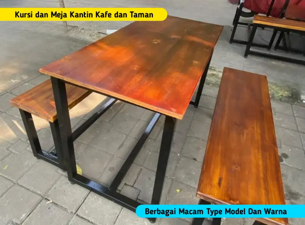 Pesan Kursi Meja Set Untuk Kafe Restoran Taman Sekolahan