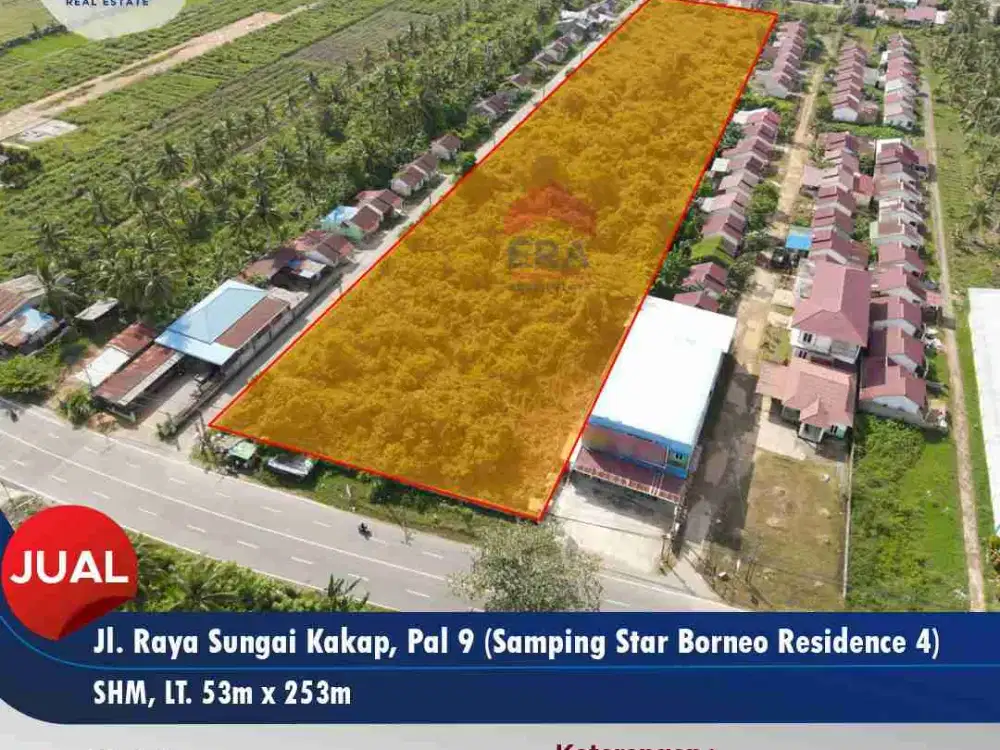 Lahan / Tanah tepi jalan