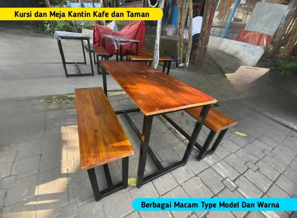 Pesan Kursi Meja Set Untuk Kafe Restoran Taman Dan Sekolahan