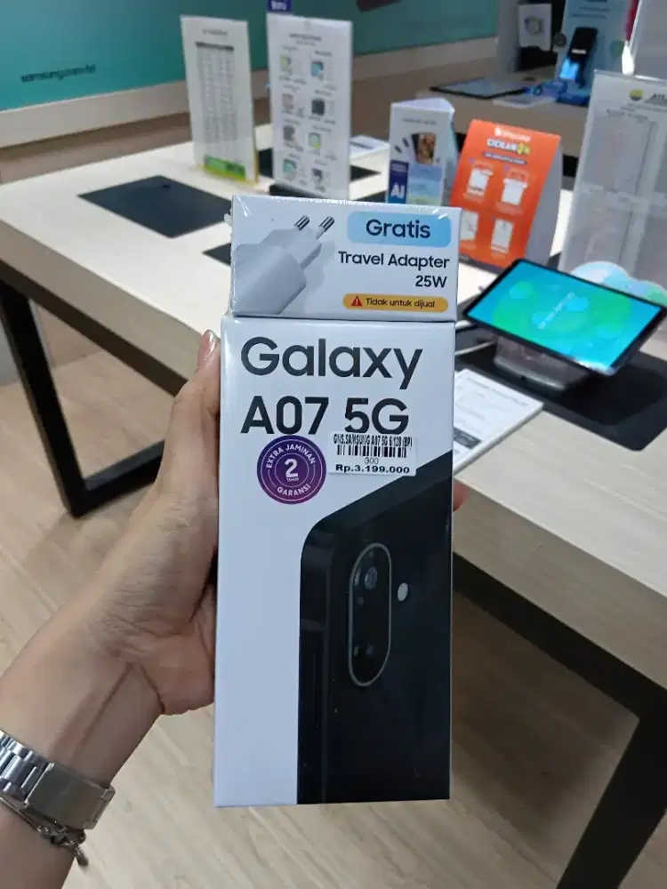 Ready samsung A07 5G 8/128 garansi resmi 1tahun atlantis dahsyat