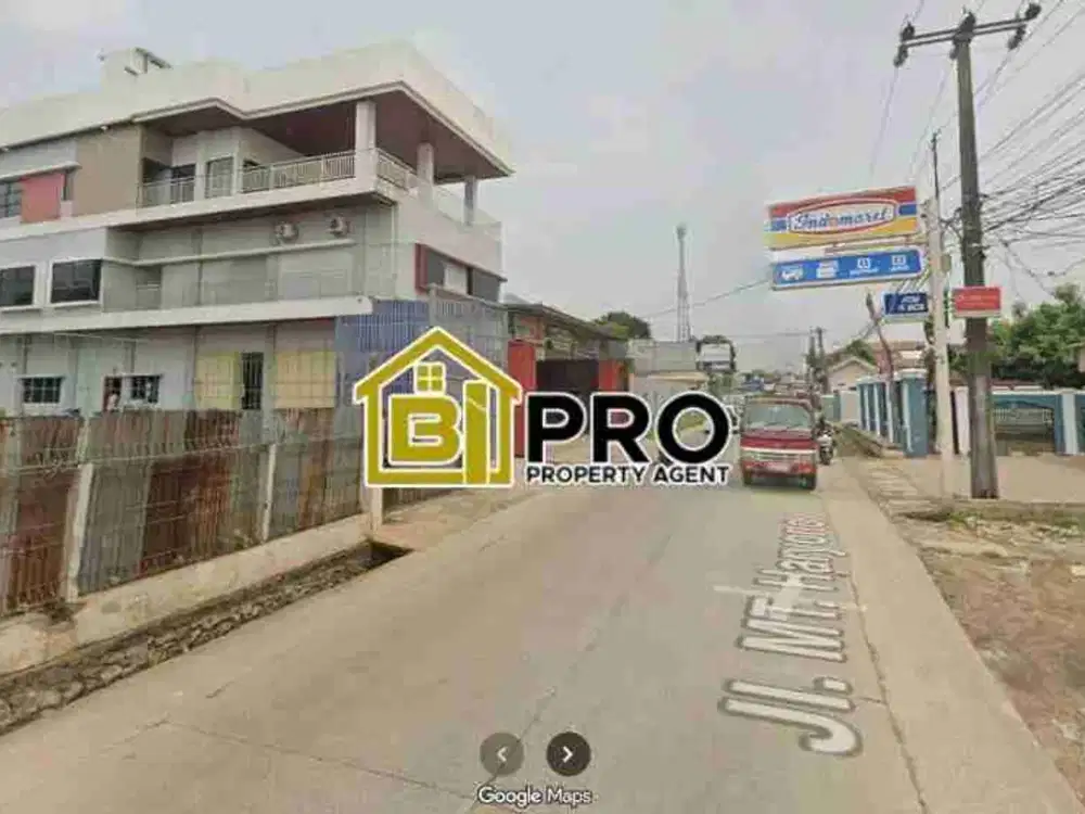 Kavling Siap Bangun Cocok Untuk Residensial, Gudang, workshop, Kantor pinggir jalan Taman Rahayu setu bekasi