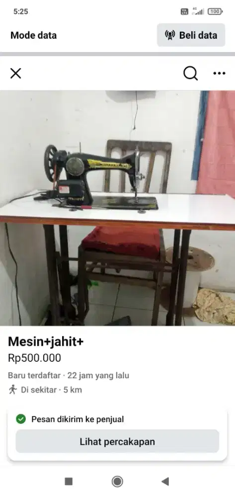 Mesin jahit butterfly