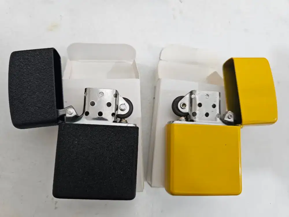 Lighter Zippo corak custom dan polos