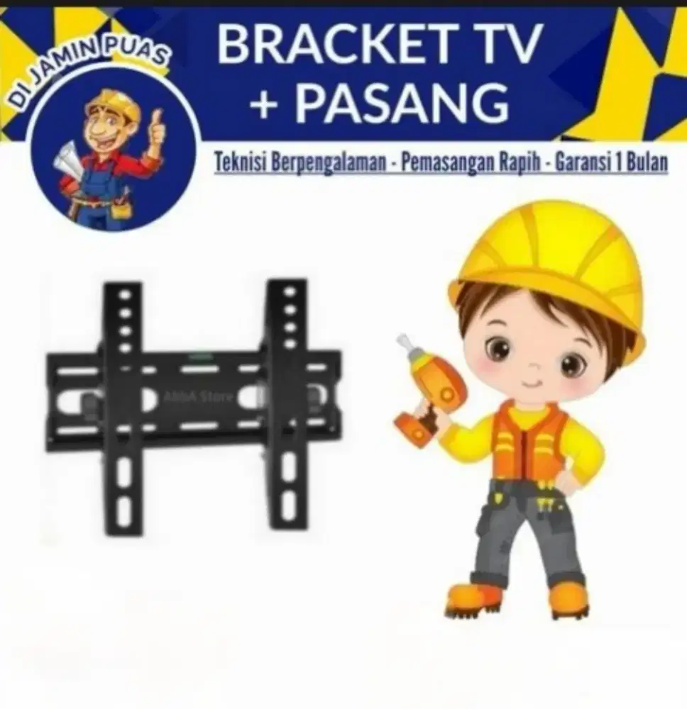 Menerima Pemasangan Bricket TV dari 19 s.d 42 Inch