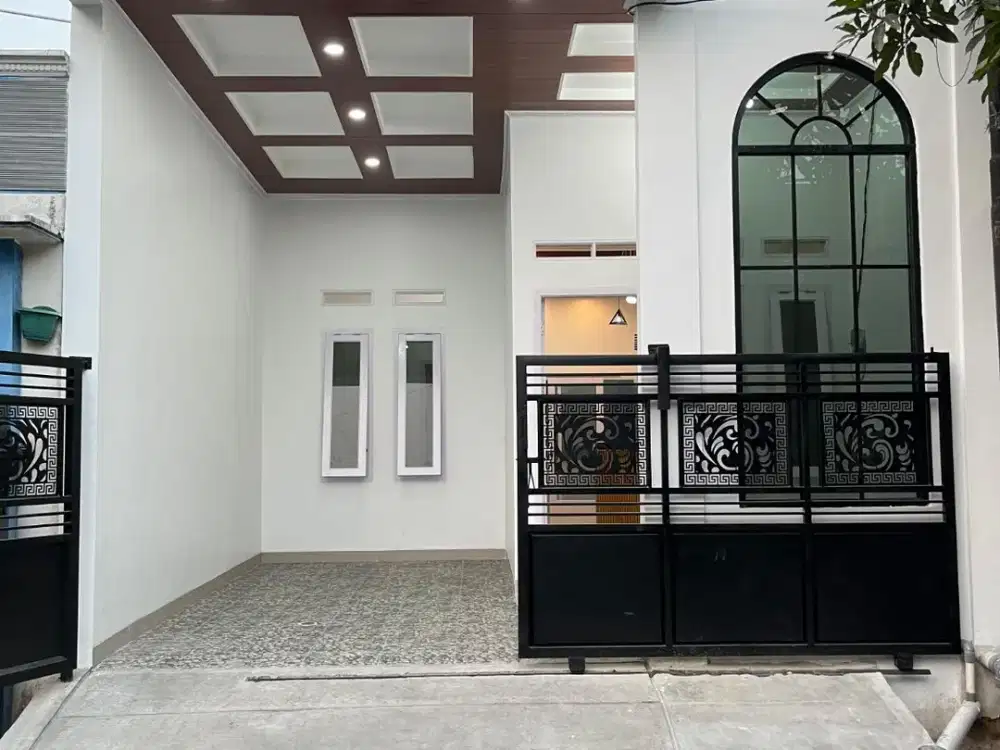 Rumah Baru Full Renovasi, Siap Huni, Bebas Banjir, semi furnished di Villa Gading Harapan 1, Babelan, Bekasi