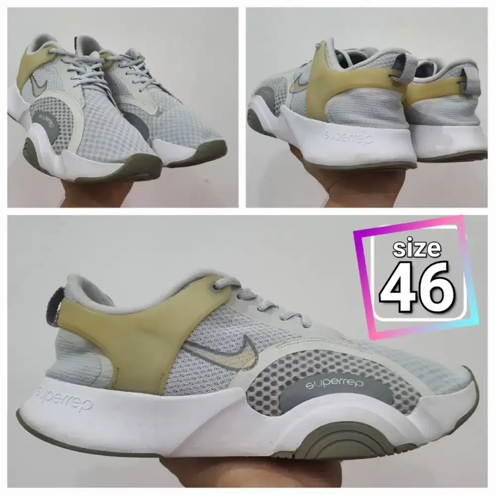 Sepatu Trainer Nike SuperRep size 46 Second original