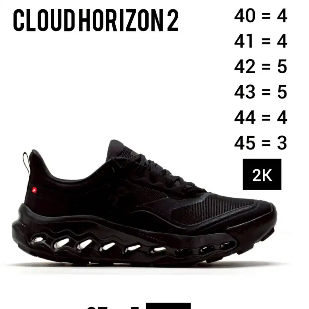 Sepatu Running On cloud lari