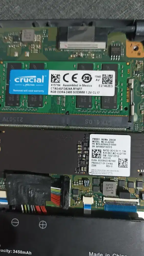 RAM Laptop SODIMM DDR4 8GB 2400 MHz merk Crucial