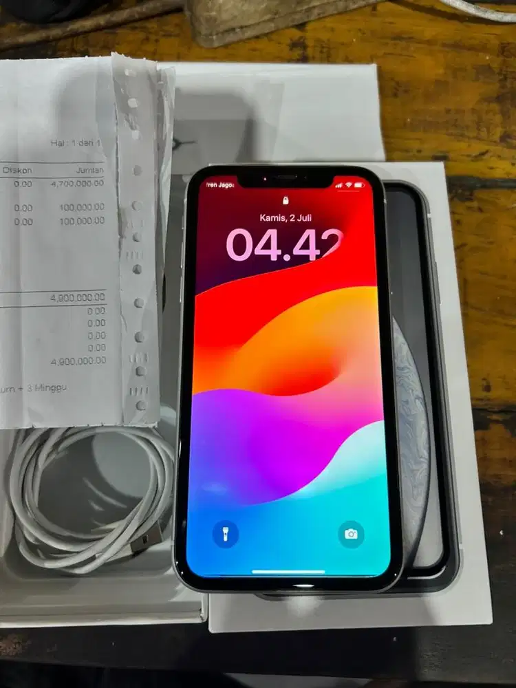 Iphone Xr 64gb Putih Beacukai Fullset