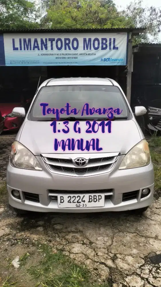 TOYOTA AVANZA 1.3 G 2011 MANUAL