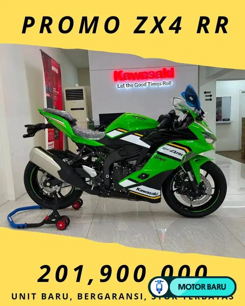 [MOTOR BARU] NINJA ZX4RR PROMO TERBATAS, BUKAN ZX25RR