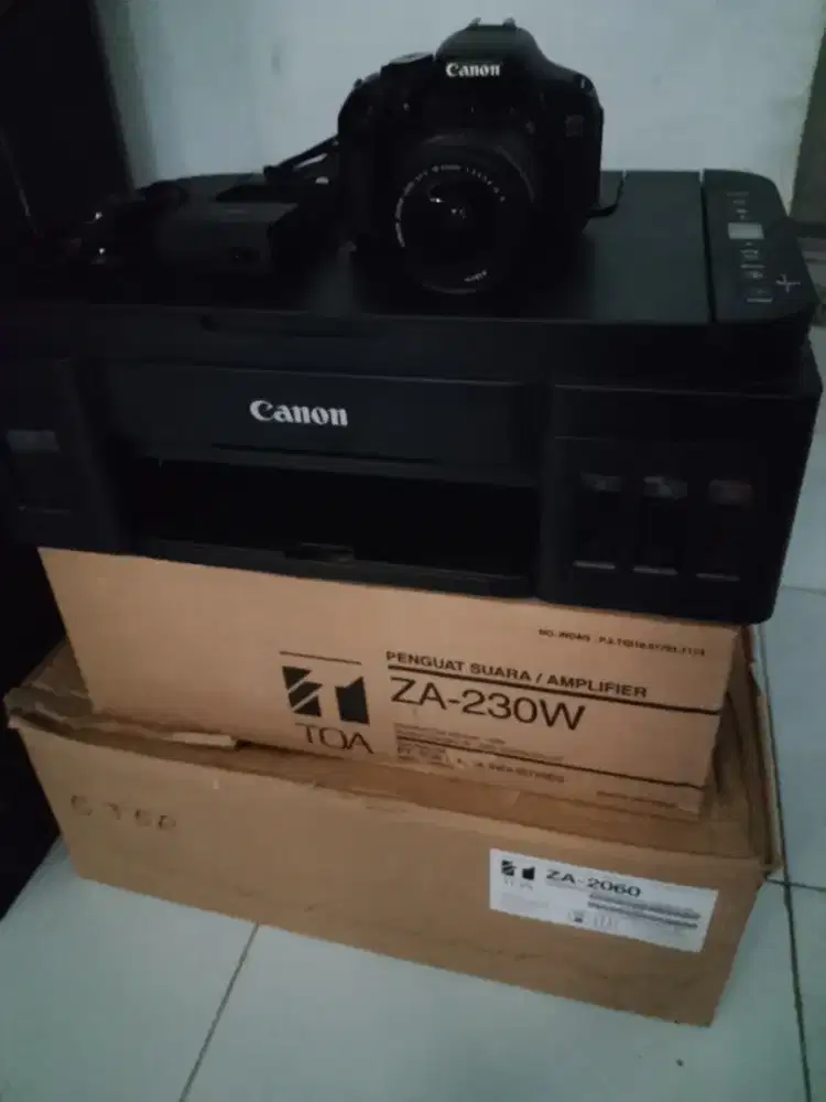 Lelang Camera, Printer dan Ampli Toa