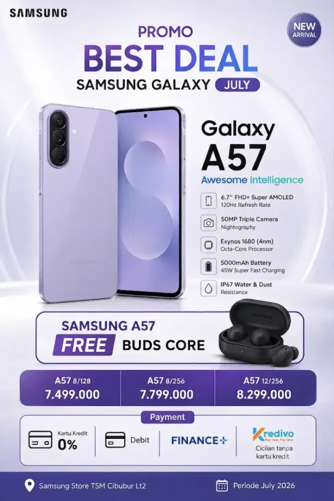 SAMSUNG A57 8/256