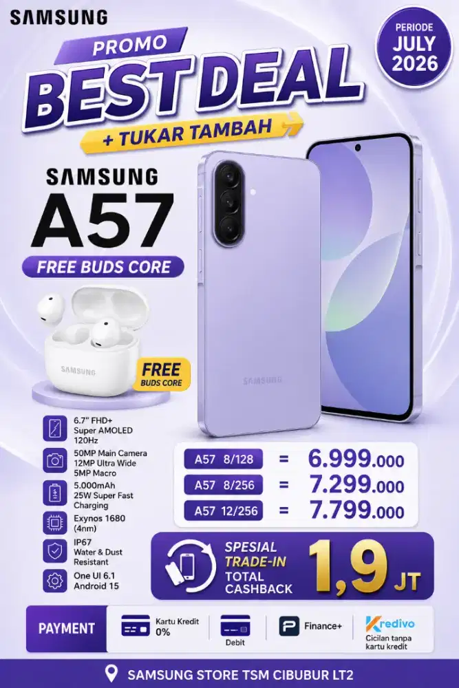 SAMSUNG A57 8/256