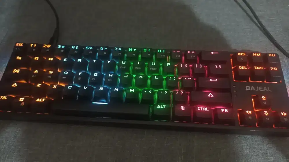 Keyboard 75% merk Bajeal blue switch
