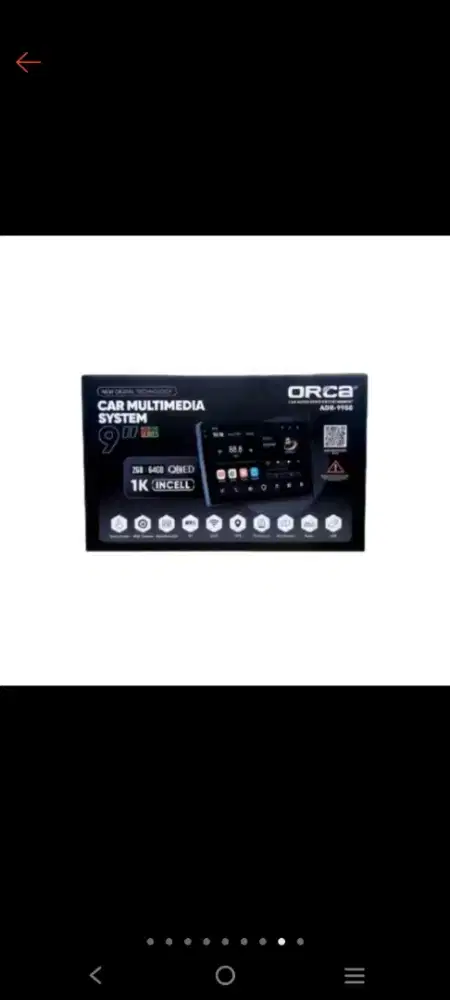 Head unit android 9 inch orca ADR 9988 new 1k ECO ELITE series