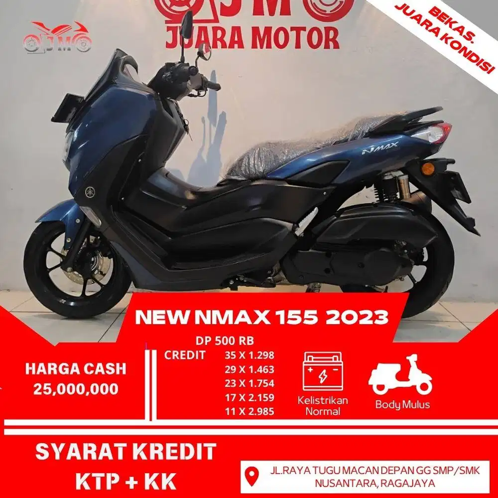NEW NMAX 2023 KONDISI SIAP PAKAI TERAWAT CREDIT DP MULAI 500 RB AJA