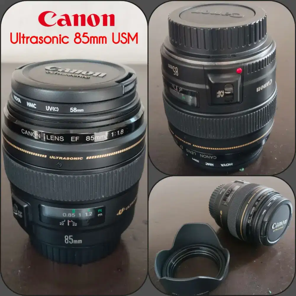Used Lensa Canon EF 85mm f/1.8 USM