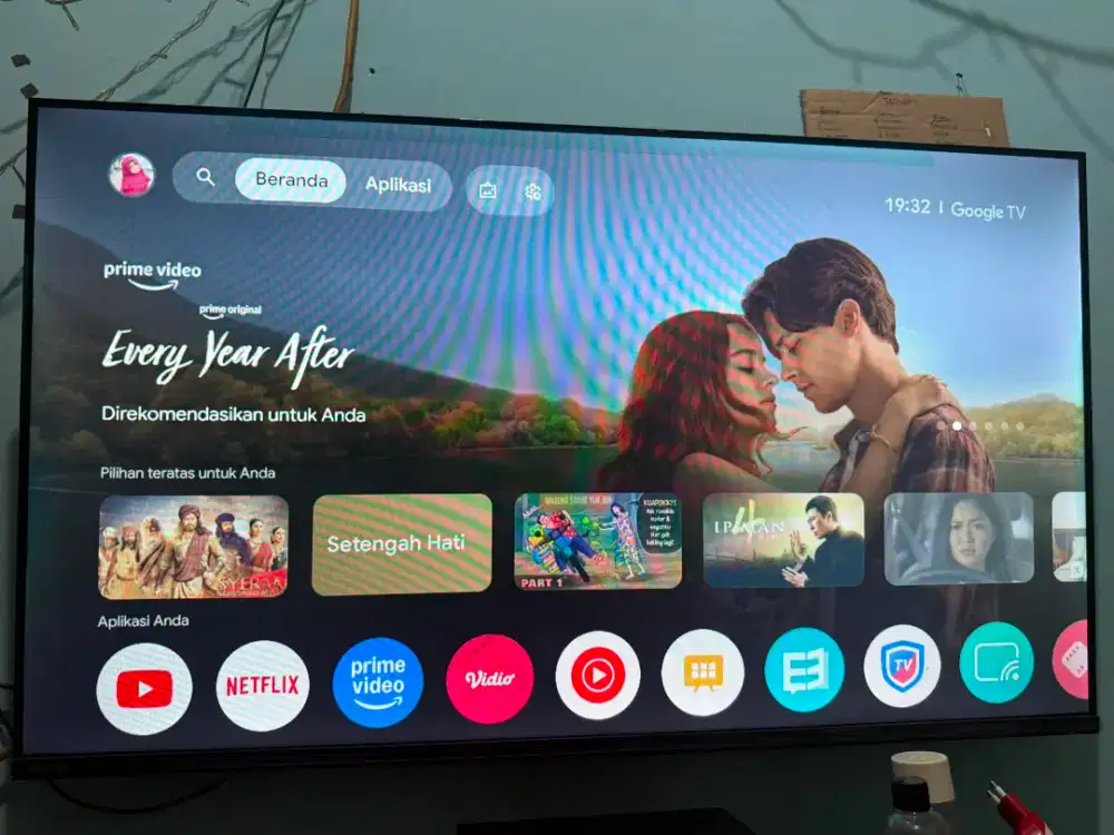Coocaa google tv 43 inch, HD, paket dengan soncd