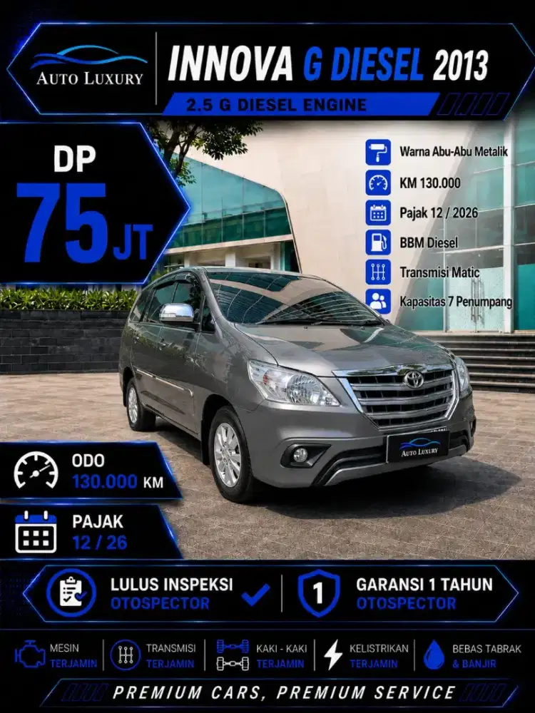 Toyota Kijang Innova G Diesel AT 2013