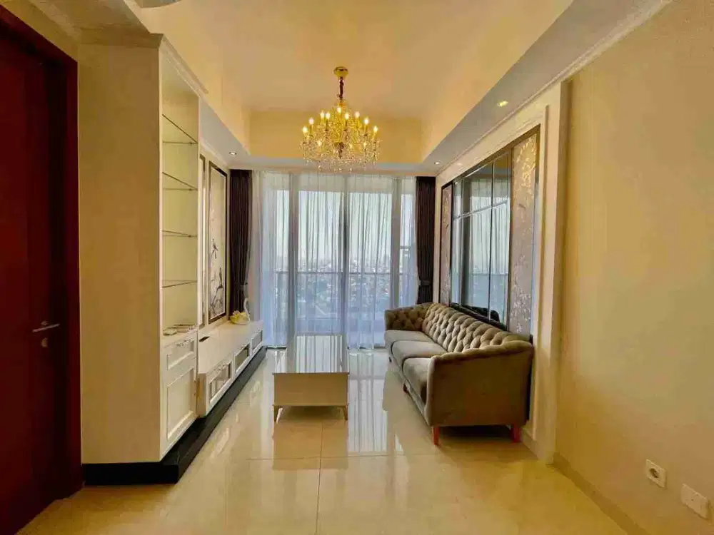 Disewakan Taman Anggrek Residences Condo 2 Bedroom Semi Furnish interior