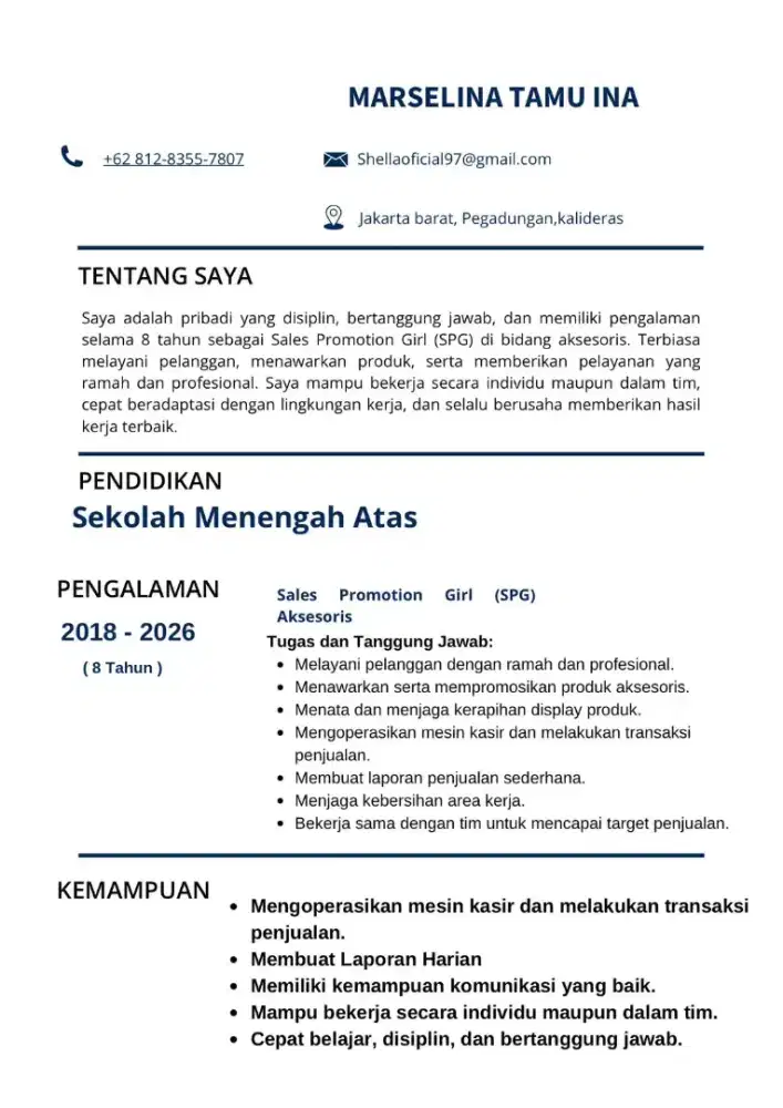 Mencari pekerjaan bagian packing,staff gudang, spg