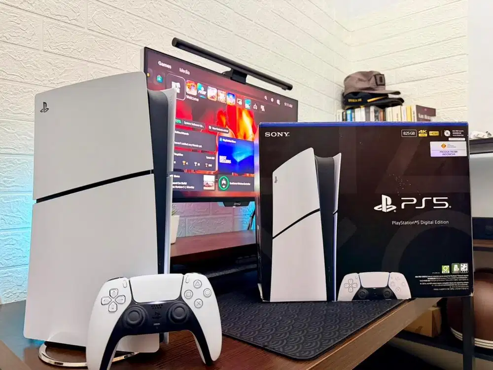 PS5 Slim Digital 825Gb Garansi Resmi Sony Indonesia Like New
