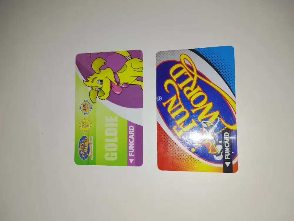 Funcard Funworld Edisi Lama Discontinued Goldie + RegulerBorongan 35rb