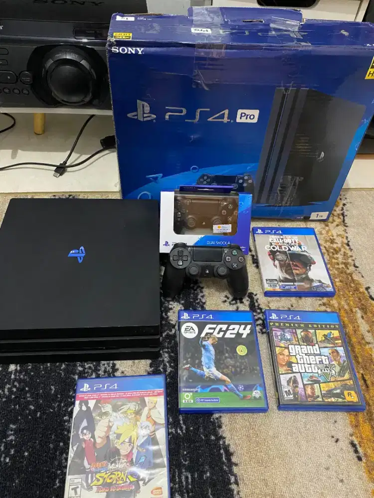 PS4 PRO ORI 1TB LIKE NEW