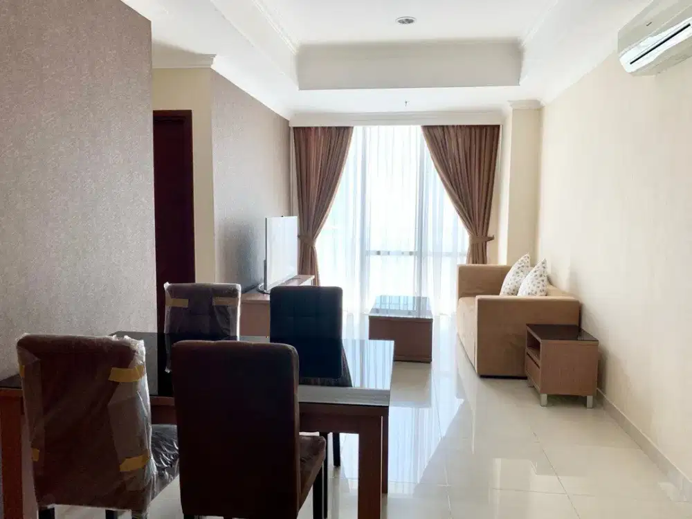Dijual Apartemen Denpasar Residence Location In South Jakarta - 2+1 Br Fully Furnished