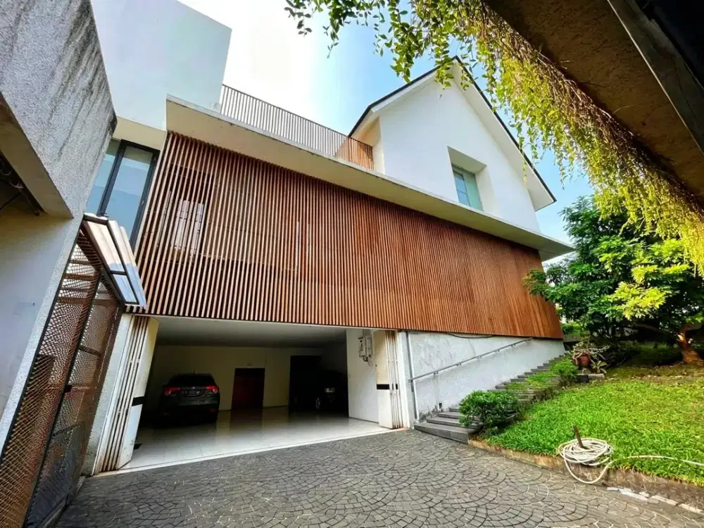 Rumah Taman Radio Dalam Jakarta Desain Modern Stylish
