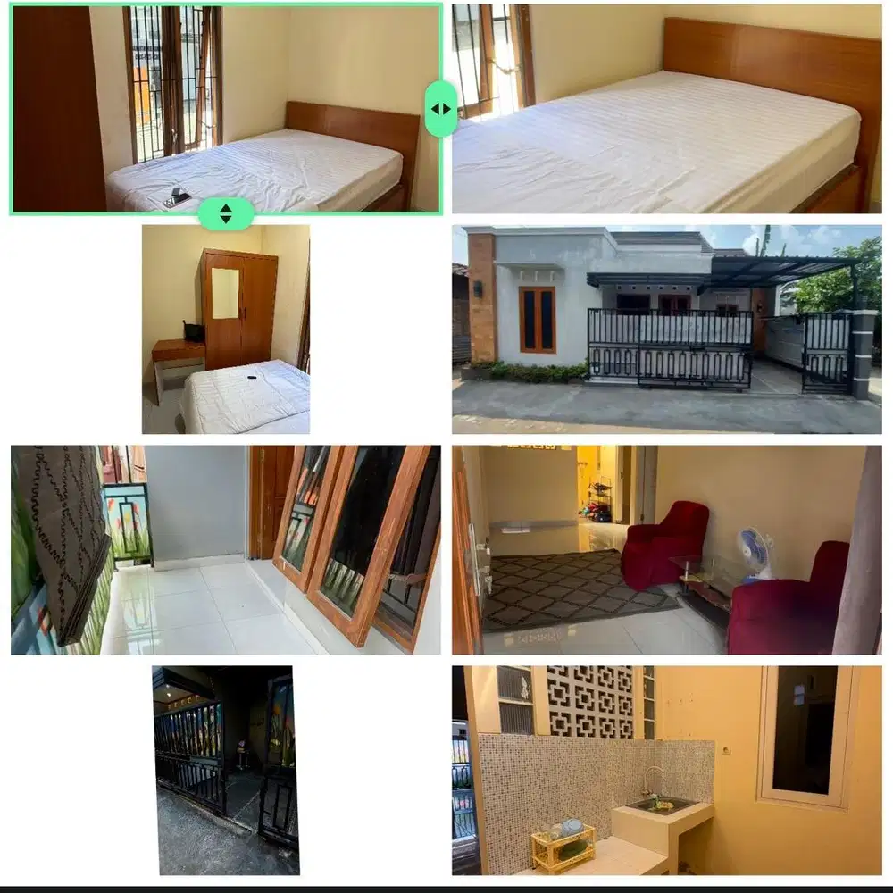 Kos 1 rumah bersama teman 5 kamar
