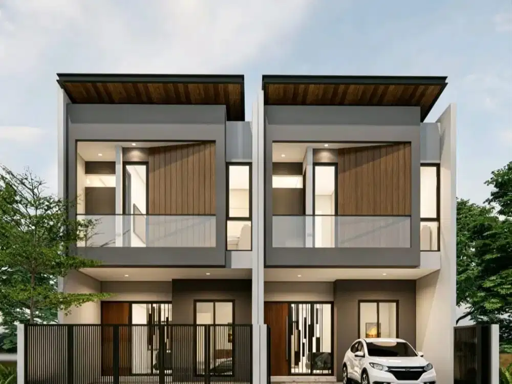 Rumah Modern Baru di kawasan hunian eksklusif Manyar