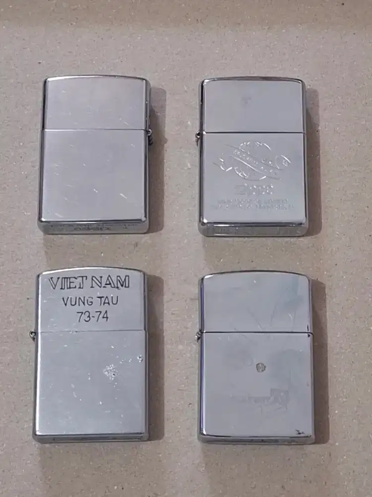 Zippo chrome beda motif dan harga (cek keterangan)
