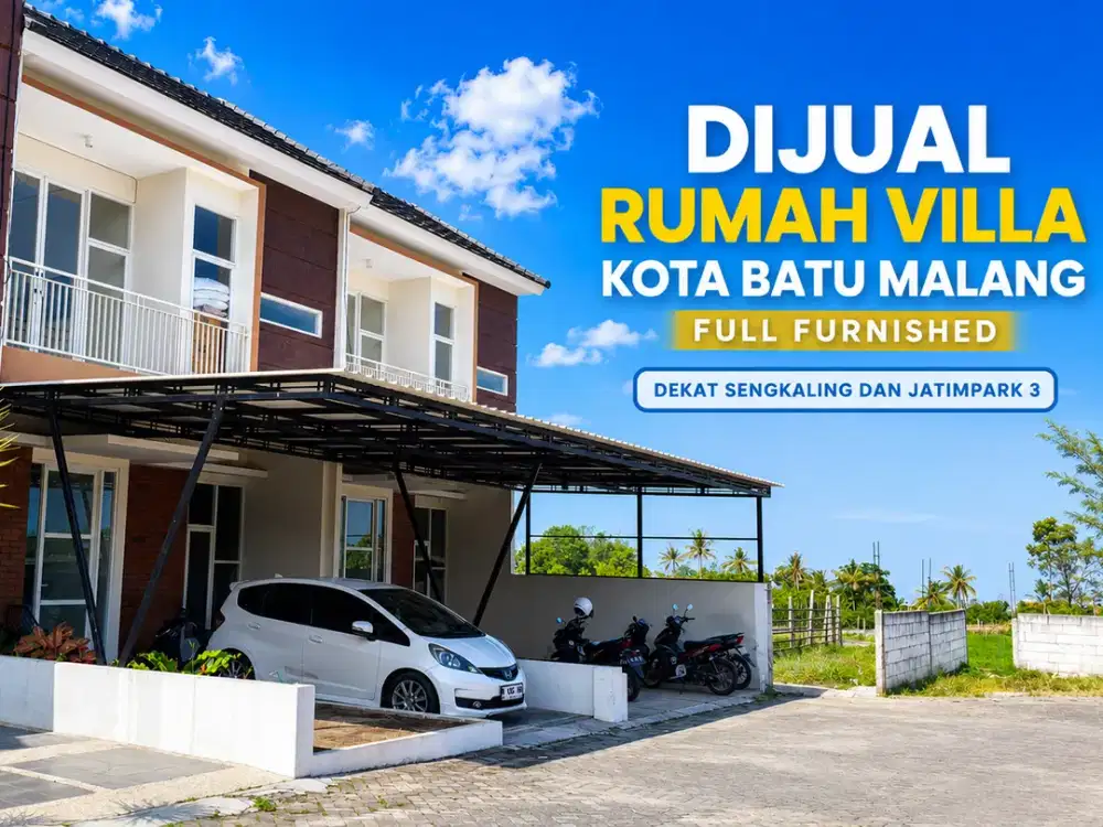 Rumah Villa Batu Malang Full Furniture Siap Huni dan Pakai