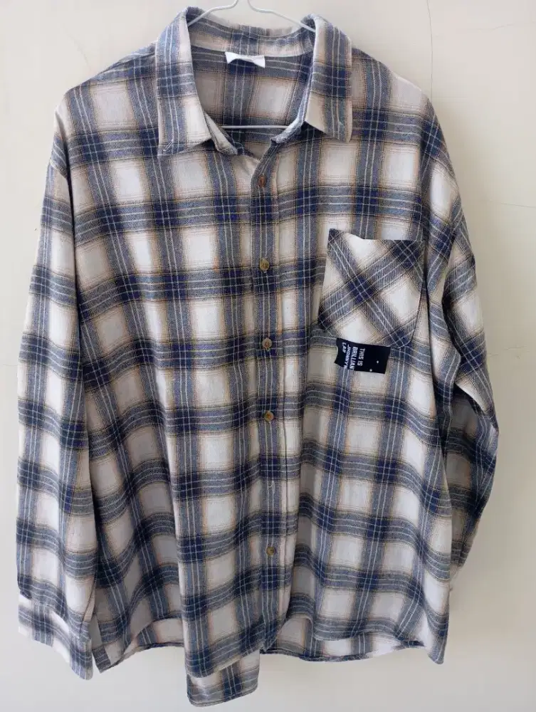 Kemeja flanel baik