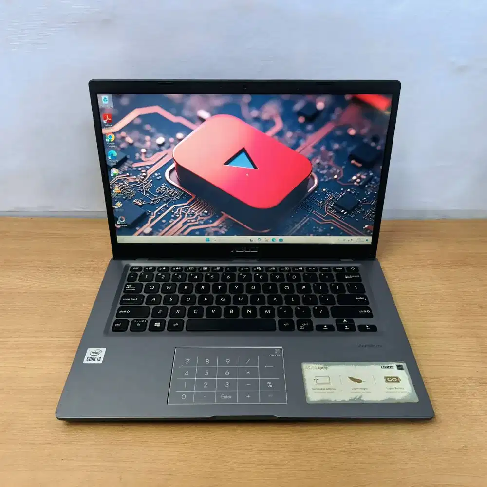 Laptop Asus vivobook Core i3 gen 10th 8GB/256GB SSD
