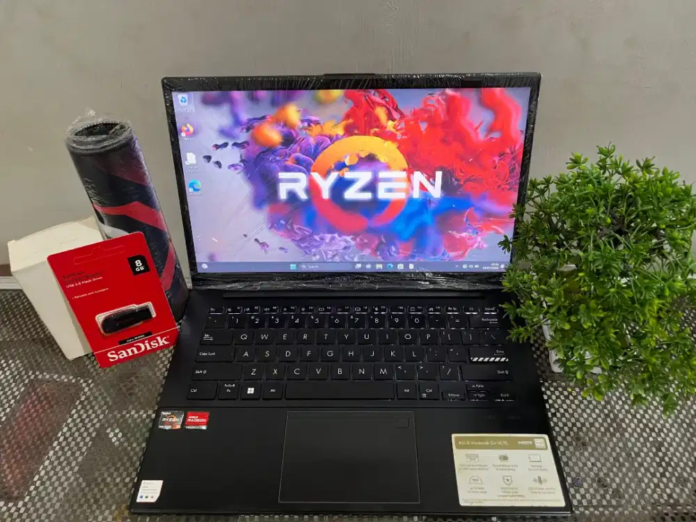 ASUS VIVOBOOK GO14 RAM 8 AMD RYZEN SPEK GAMING FULLSET