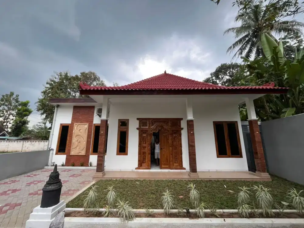 1 Unit Terakhir Rumah Murah Konsep Etnik Kawasan Borobudur Magelang