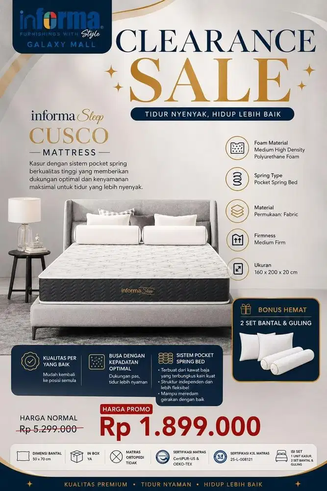 Cusco mattres 160x200