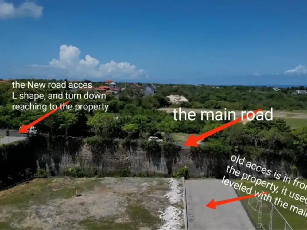 Tanah Premium 6 Are View Laut Dijual di Ungasan Area