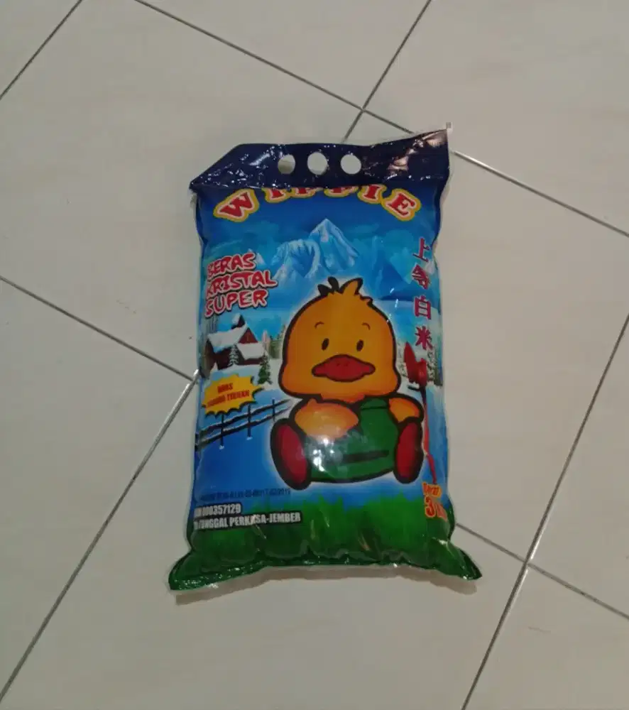 Beras kristal wippie 3kg
