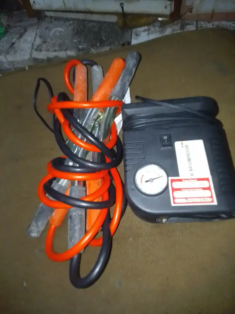 Al air compressor dan jamper aki