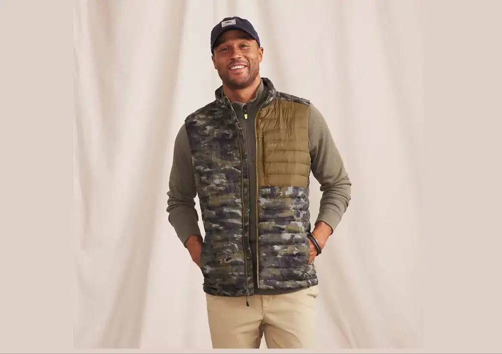Orvis Drift Vest for Men Outdoor Vest Original Pria Comfortable