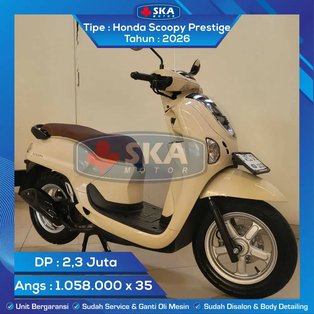 Honda Scoopy Prestige Keyless Tahun 2026