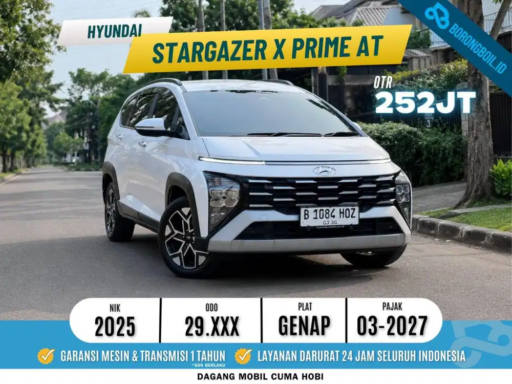 Like New !!! Hyundai Stargazer X Prime 2025 Creamy White Pearl