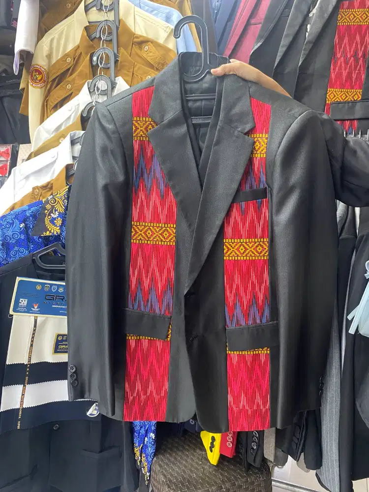 Jas/Jasket Pria motif Ulos