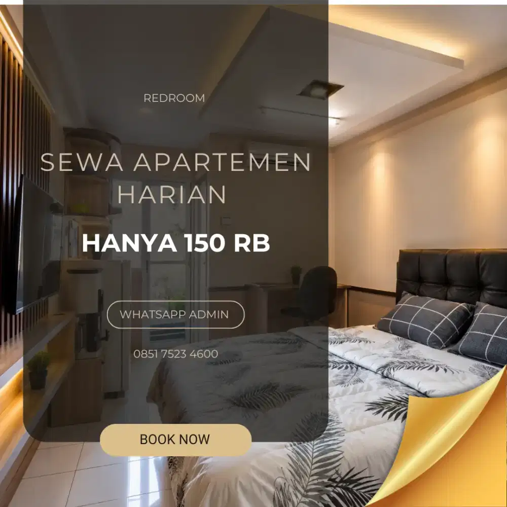sewa harian transit apartemen green Pramuka city Jakarta pusat