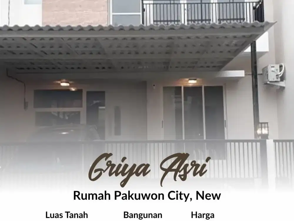 Rumah Griya Asri, Pakuwon City, New